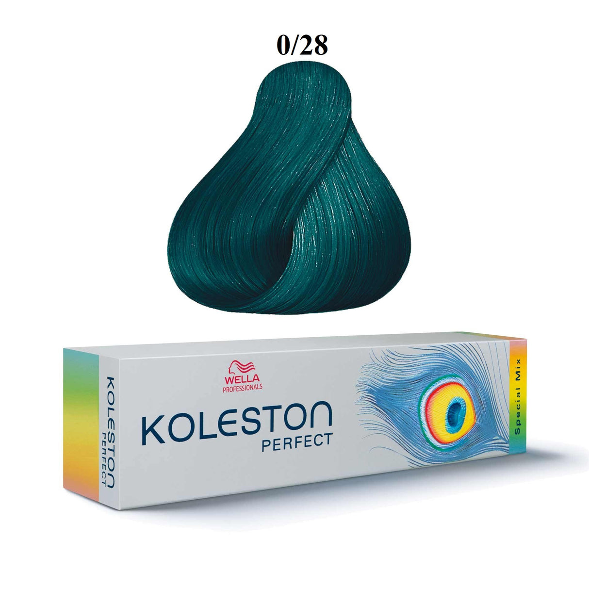 Wella Professionals, Koleston Perfect Special Mix, Permanent Hair Dye, 0/28 Matte Blue, 60 ml - Feel You