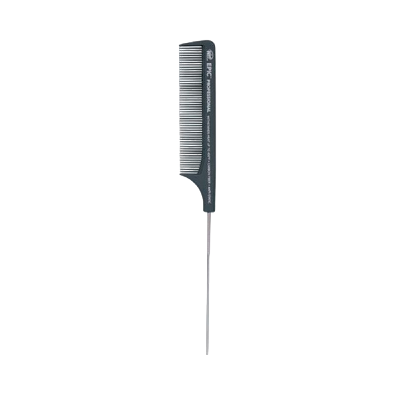 Wet Brush, Epic, With Metal Tail, Hair Plastic Comb, Black - Feel You