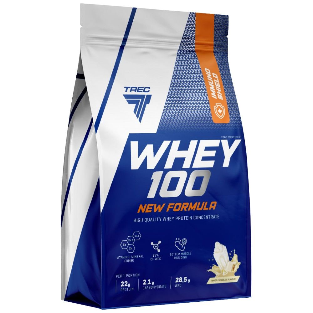 Whey 100 | High Quality Whey Protein Concentrate with Immuno Shield - 700 грама - Feel You