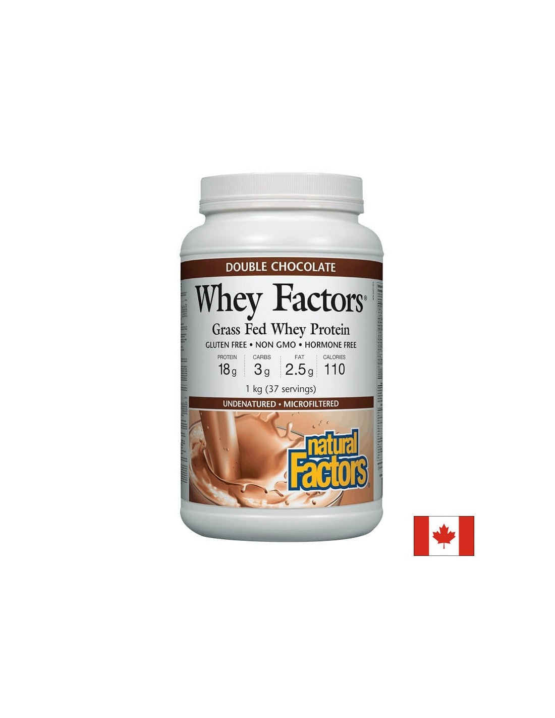 Whey Factors® Grass Fed Whey Protein | Chocolate - 1000 грама - Feel You