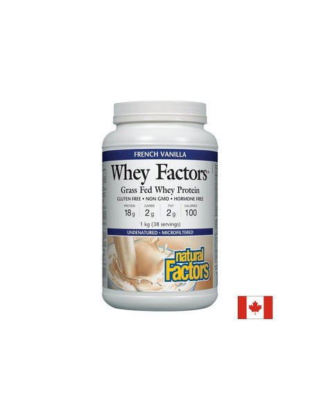 Whey Factors® Grass Fed Whey Protein | Vanilla - 1000 грама - Feel You