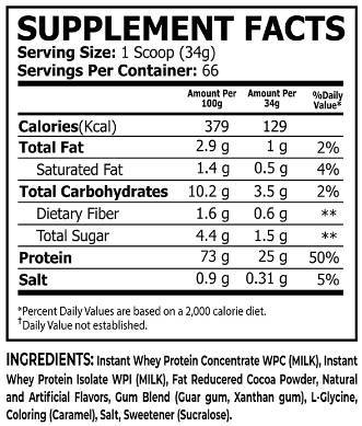 Whey Protein | 100% Ultra Filtered Whey - 34 грама - Feel You