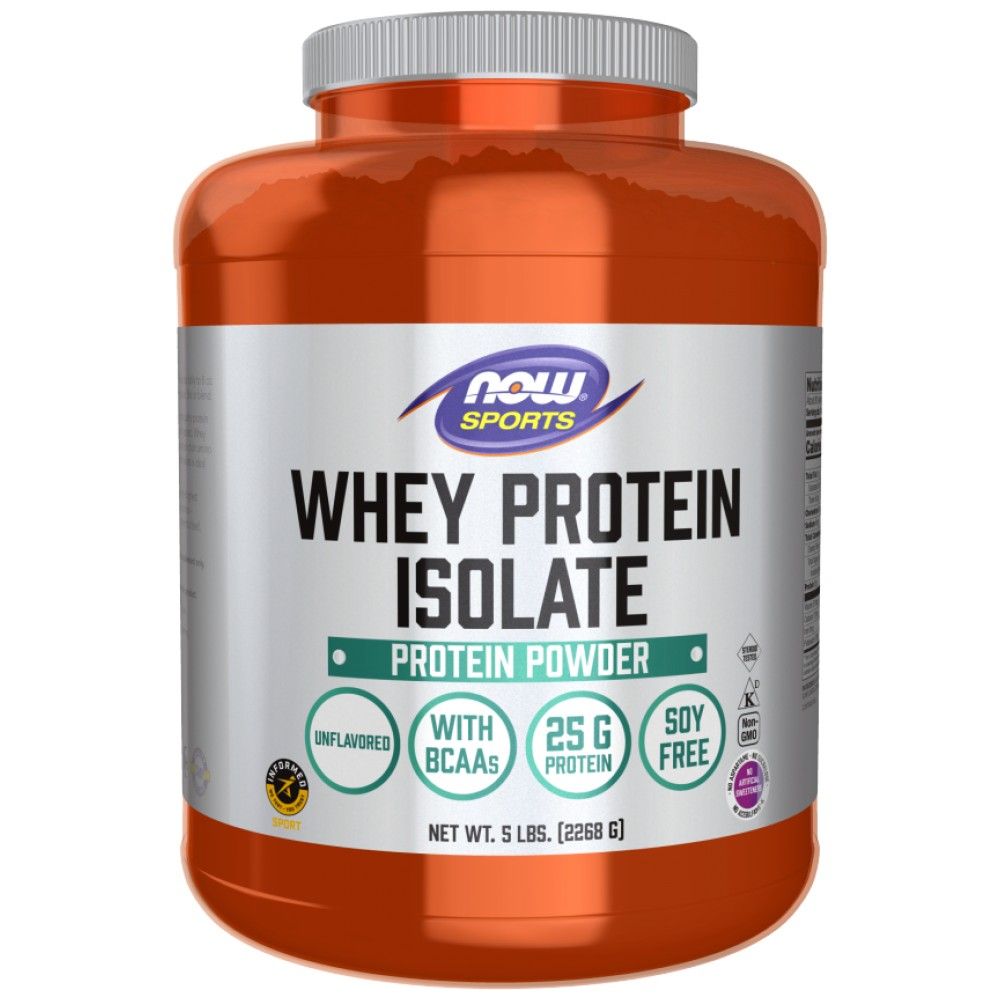 Whey Protein Isolate /Unflavored/ - 2268 грама - Feel You
