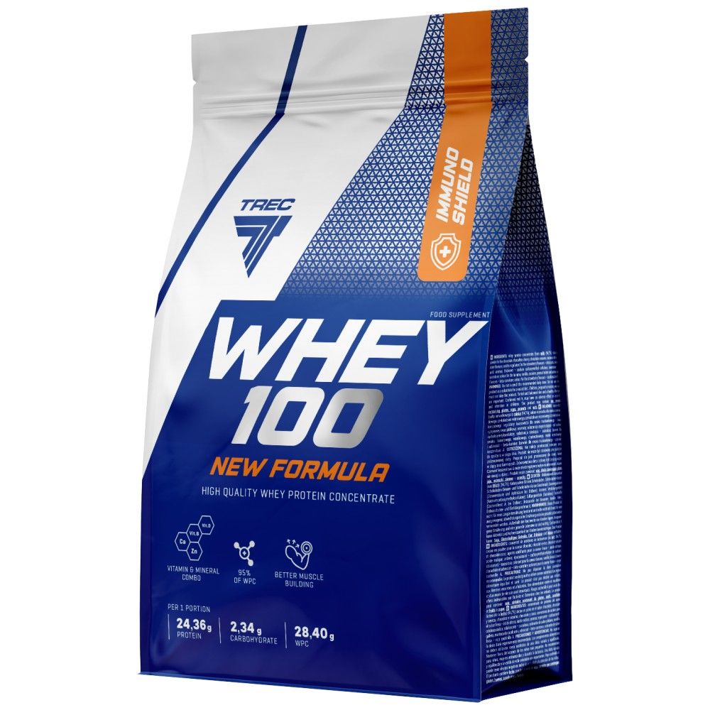Whey 100 | High Quality Whey Protein Concentrate with Immuno Shield - 700 грама - Feel You