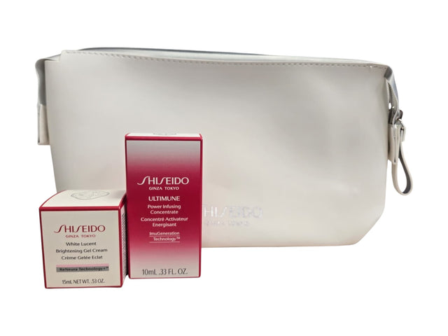 White Lucent Set Shiseido: White Lucent, Brightening, Day, Cream, For Face, 15 ml + White Lucent, Illuminating, Serum, For Face, 10 ml - Feel You