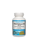 Wild Salmon Oil / Дива сьомга (масло) 1000 mg х 90 софтгел капсули Natural Factors - Feel You