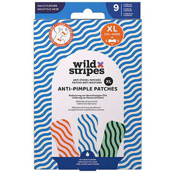 Wild Stripes - Clear Anti-Pimple Patches XL - Hydrokoloidní náplasti na akné - Feel You