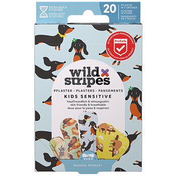 Wild Stripes - Kids Animal Fun Plasters - Dětské náplasti ( 20 ks ) - Feel You