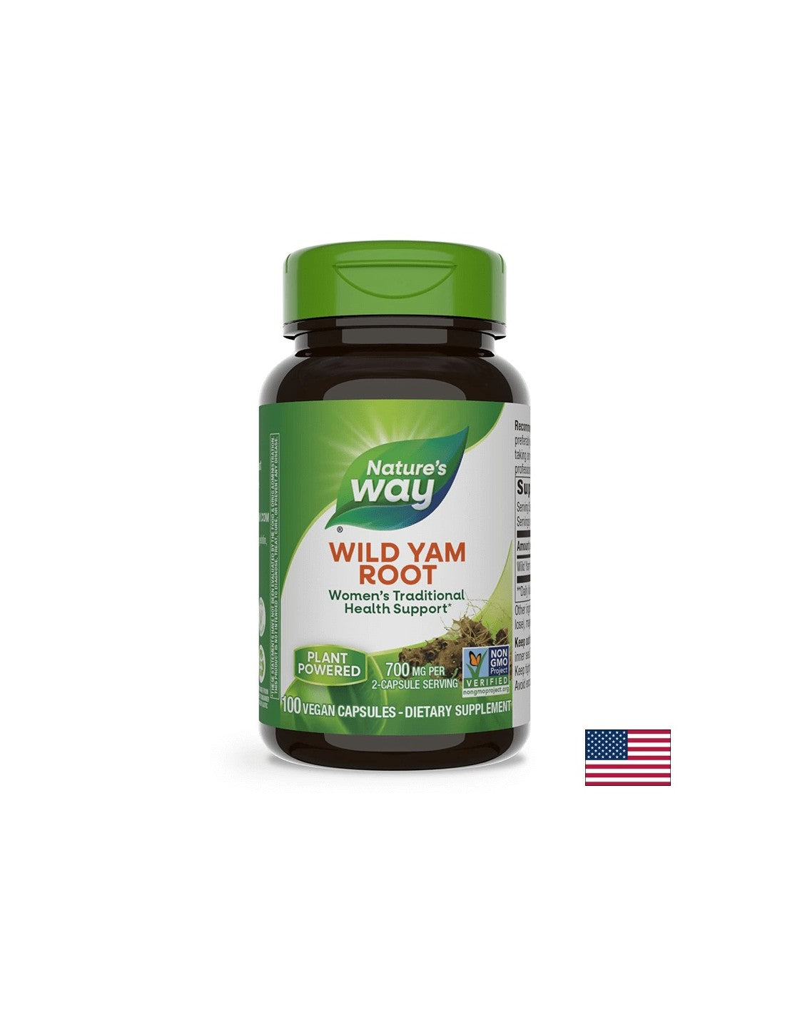 Wild Yam Root/ Див Ям (корен) 425 mg x 100 капсули Nature’s Way - Feel You