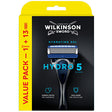 Wilkinson Sword - Hydro 5 Skin Protection - razor + 13 replacement heads - Feel You