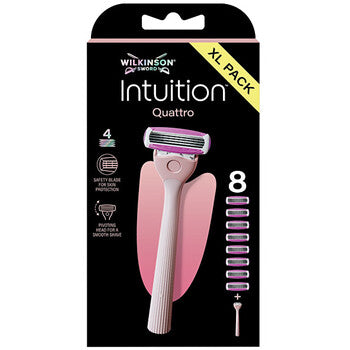 Wilkinson Sword - Intuition Quattro - Holicí strojek + 8 hlavic