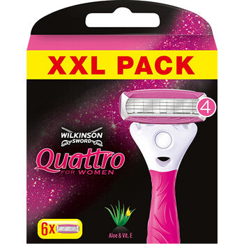 Wilkinson Sword - Quattro For Women ( 6 pcs ) - Feel You