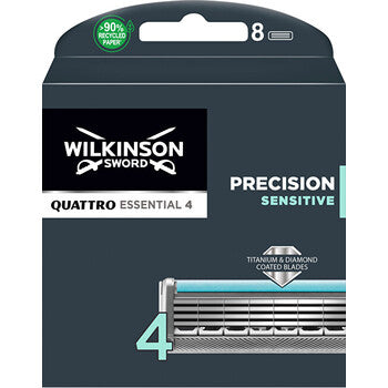 Wilkinson Sword - Quattro Titanium Sensitive ( 8 pcs ) - Spare head - Feel You
