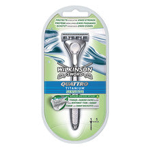 Wilkinson Sword - Quattro Titanium Sensitive - Shaver for men - Feel You