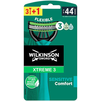 Wilkinson Sword - Xtreme3 Sensitive (4 pcs) - Disposable razor for men - Feel You
