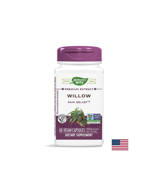 Willow/ Бяла върба 400 mg х 60 капсули Nature’s Way - Feel You