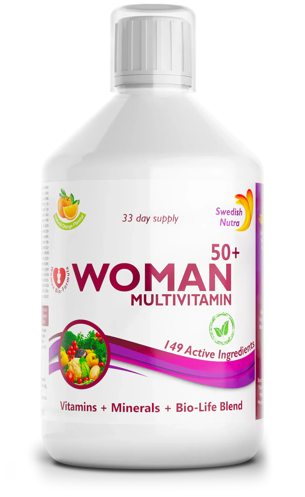 Women 50+ мултивитамини за жени с колаген 1497 мг - 149 активни съставки /500 мл/ - Feel You