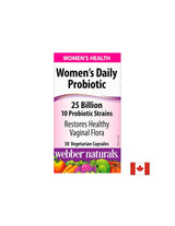 Women’s Daily Probiotic - Пробиотик за Жени 25 млрд. активни пробиотици, 10 щама, 30 капсули - Feel You