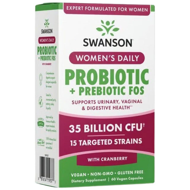 Women's Daily Probiotic + Prebiotic FOS - 60 капсули - Feel You