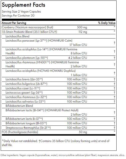 Women's Daily Probiotic + Prebiotic FOS - 60 капсули - Feel You
