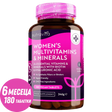 Women's Multivitamins with Biotin and Hyaluronic Acid 180 Vegan Tablets - Feel You