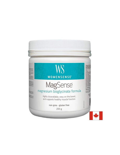WomenSense Magnesium Bisglycinate Powder - 200 грама - Feel You