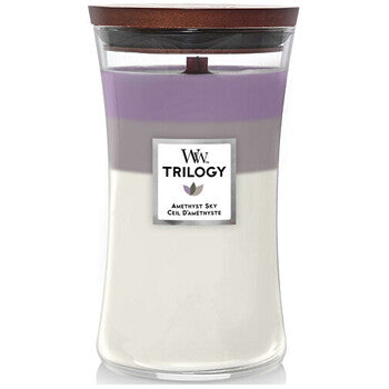 WoodWick - Amethyst Sky Trilogy Vase Scented candle - 609.5g - Feel You