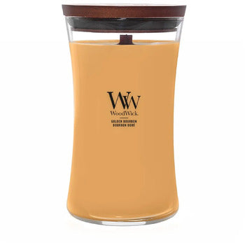 WoodWick - Golden Bourbon Vase - scented candle - 275.0g - Feel You