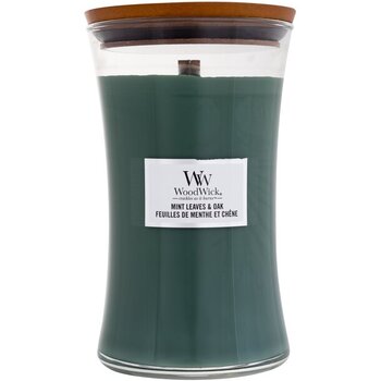 WoodWick - Mint Leaves & Oak Vase Scented candle - 275.0g - Feel You