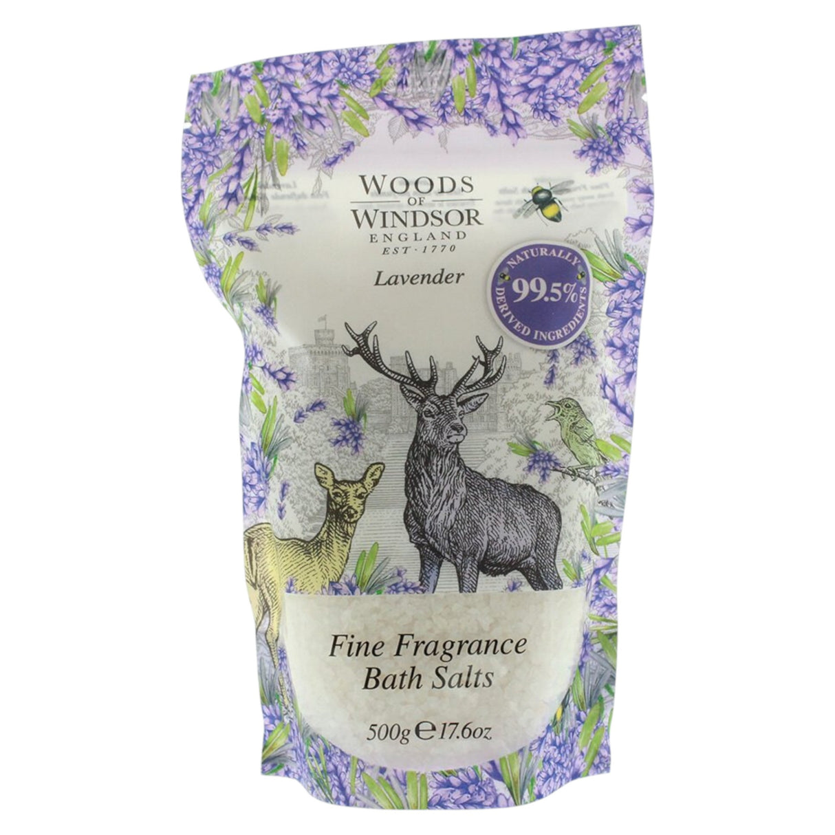Woods Of Windsor, Lavender, Natural, rejuvenated, Lavender, Bath Salt, 500 g - Feel You