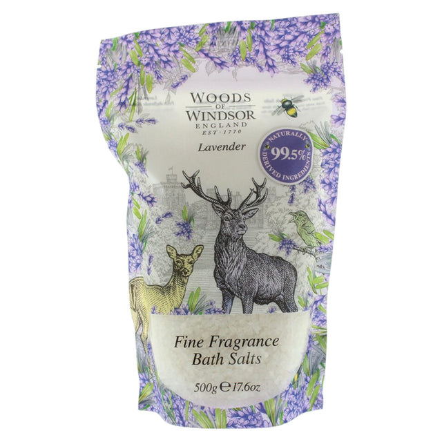 Woods Of Windsor, Lavender, Natural, rejuvenated, Lavender, Bath Salt, 500 g - Feel You