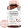 Natural Vitamin E 400IU 90 Vcaps - Nutra Best Bulgaria