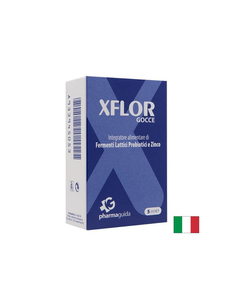 XFLOR Gocce – Пробиотици 2 млрд. с цинк за бебета и деца, 5 ml капки - Feel You
