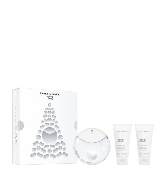 Xmas 2023 Set Issey Miyake: A Drop D'Issey, Hydrating, Hand Cream, 2 pcs, 50 ml + A Drop D'Issey, Eau De Parfum, For Women, 50 ml - Feel You