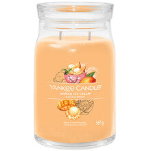 Yankee Candle - Mango Ice Cream Signature Candle (mango ice cream) - 567.0g - Feel You