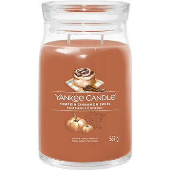 Yankee Candle - Pumpkin Cinnamon Swirl Candle - 368.0g - Feel You
