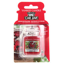 Yankee Candle - Red Raspberry Ultimate Car Jar (Raspberries) - Luxury Car Tag - Feel You