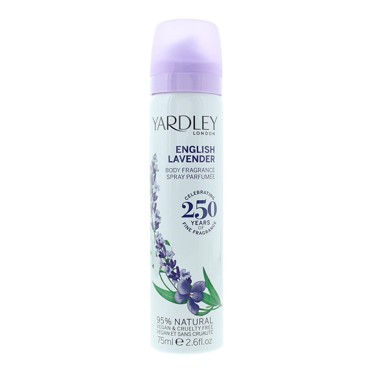 Yardley, English Lavender, Deodorant Spray, For Women, 75 ml - Feel You