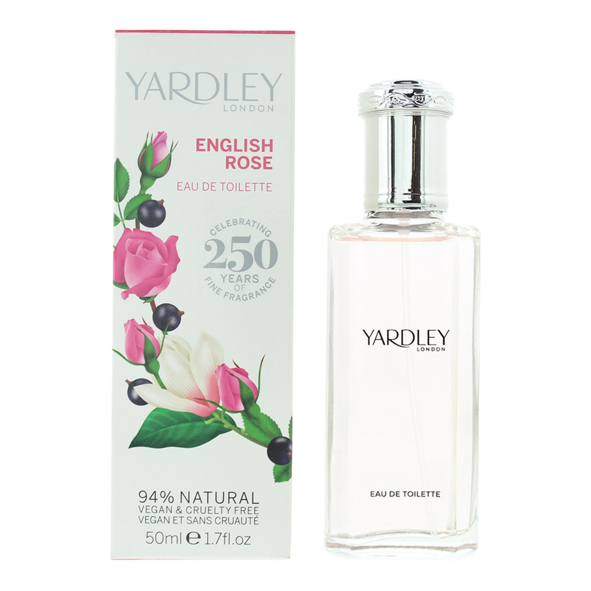 Yardley, English Rose, Eau De Toilette, For Women, 50 ml - Feel You