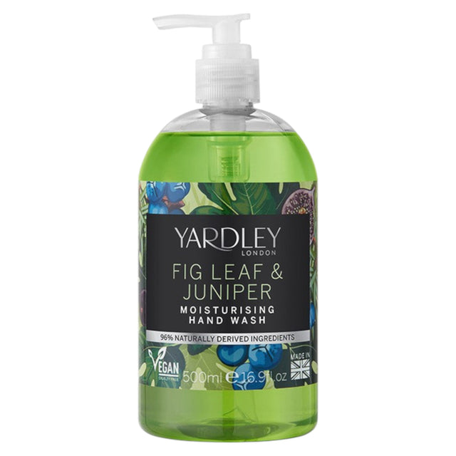 Yardley, Fig Leaf & Juniper Milk, Moisturizing, Hand Gel, 500 ml - Feel You