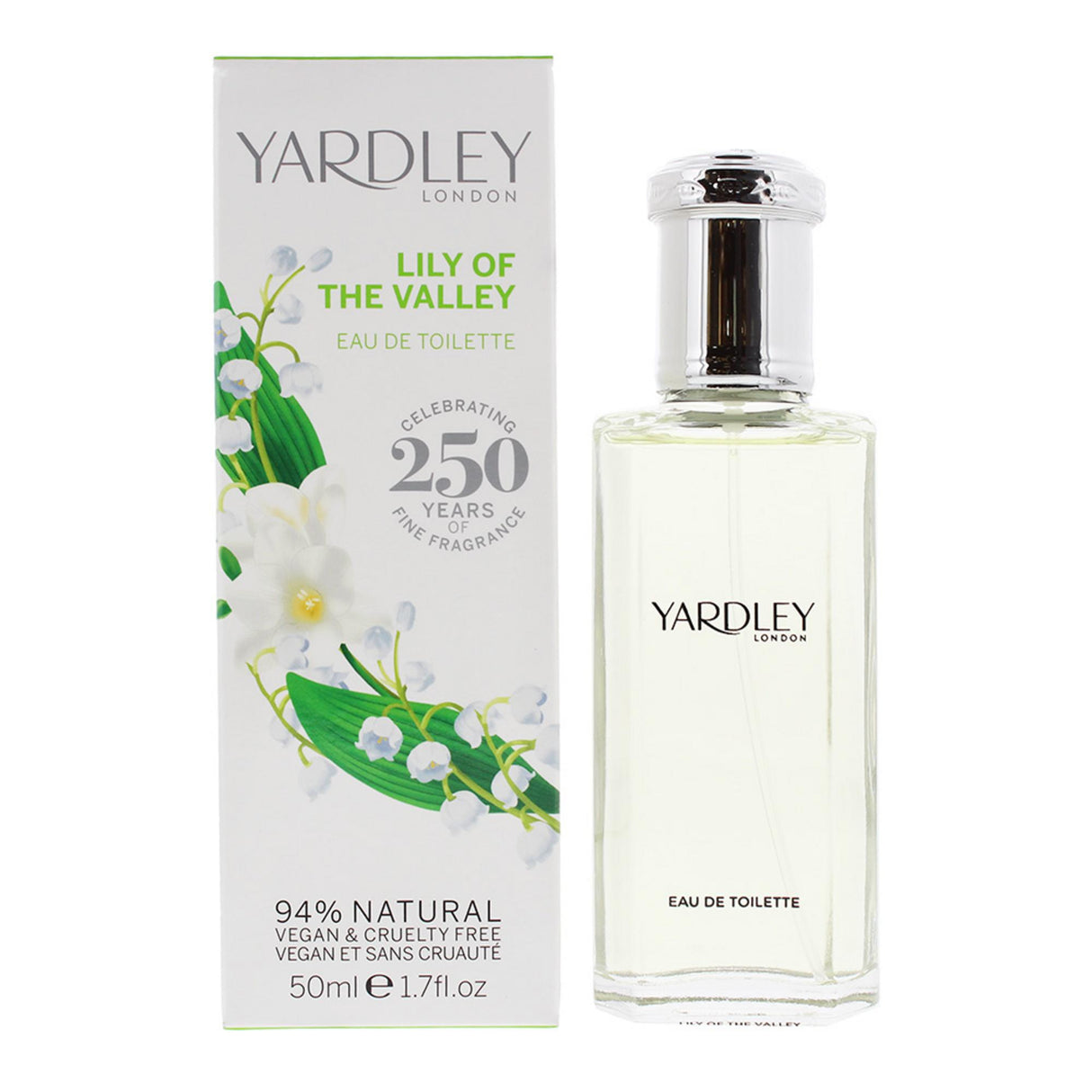 Yardley, Lily Of The Valley, Eau De Toilette, For Women, 50 ml - Feel You