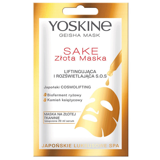 Yoskine, Geisha, Lifting, Sheet Mask, Face, 20 ml - Feel You