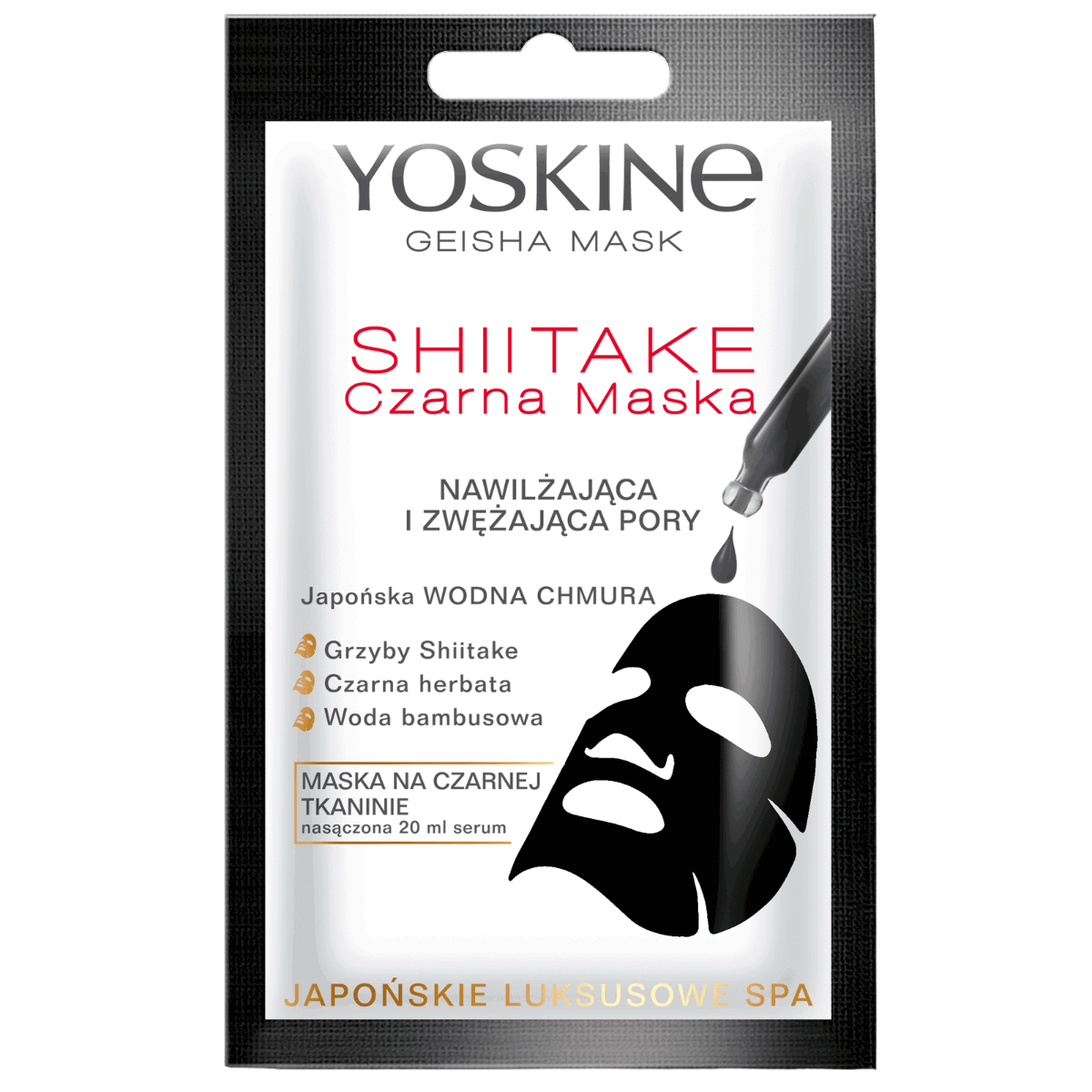 Yoskine, Geisha, Pore Minimizing, Sheet Mask, Face, 20 ml - Feel You
