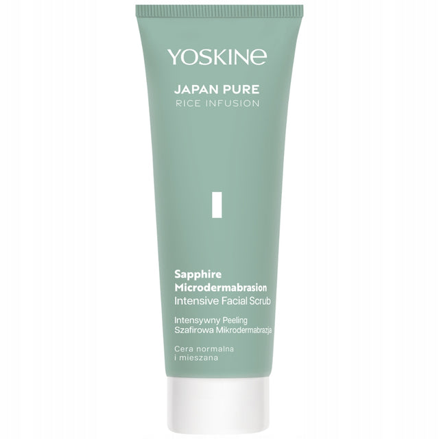 Yoskine, Japan Pure, Sapphire Microdermabrasion, Exfoliating, Cleansing Scrub, Face, 75 ml - Feel You