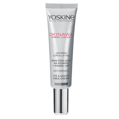 Yoskine, Okinawa, Green Caviar, Anti-Wrinkle, Day & Night, Eye Cream, 15 ml - Feel You