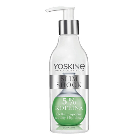 Yoskine, Slim Shock, Caffeine 5%, Anti-Cellulite, Body Cream, Body & Legs, 200 ml - Feel You
