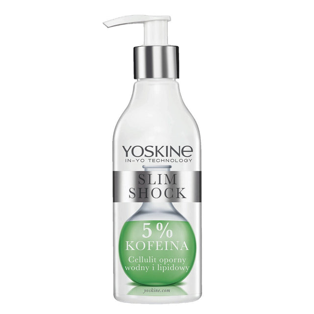 Yoskine, Slim Shock, Caffeine 5%, Anti-Cellulite, Body Cream, Body & Legs, 200 ml - Feel You