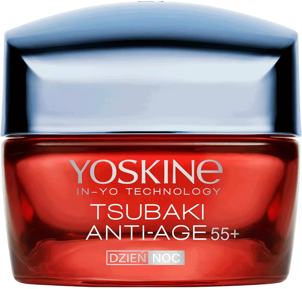 Yoskine, Tsubaki 55+, Anti-Aging, Day & Night, Cream, Face, 50 ml - Feel You