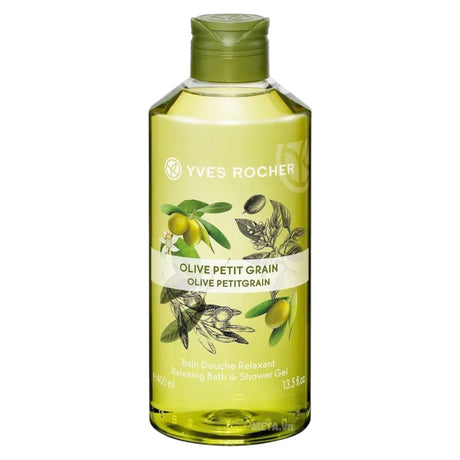 Yves Rocher, Olive Petitgrain, Olive oil, Relaxing, Shower Gel, All types, 400 ml - Feel You