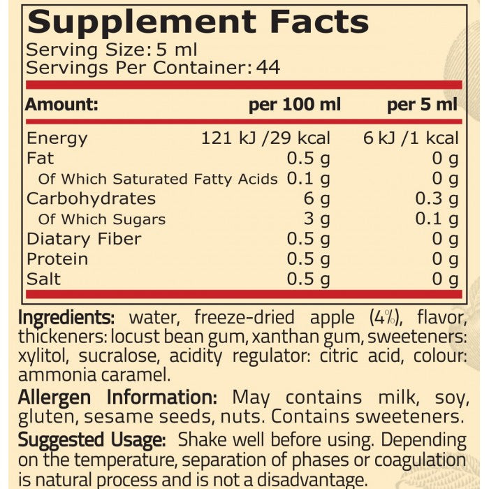 ZERO FRUIT SPREAD - APPLE - 220 g - Feel You